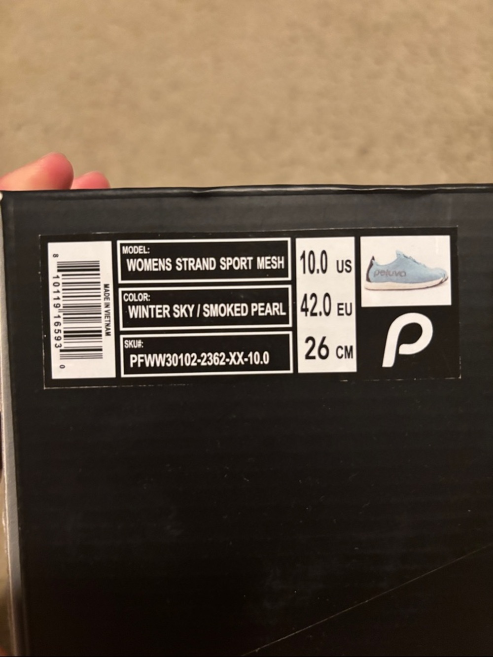 Peluva Lightweight Toe Shoes in Light Blue - Picture 3 of 3
